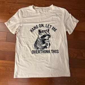 Overthinking Racoon Graphic Tee